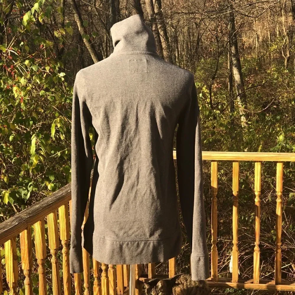 Roots Trent River Knit Fennel Neck Gray Jacket